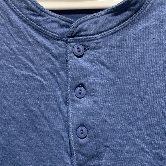 North Hudson Outfitters Men’s Blue Long Sleeve Tee Shirt - Picture 3 of 5